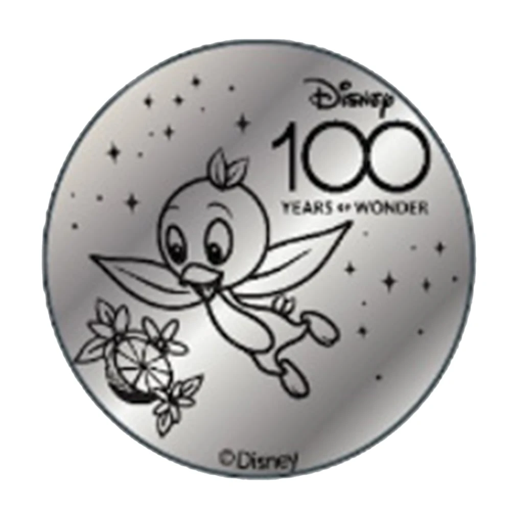 Disney World Pocket Token Coin - Disney100 Years Of Wonder - Orange Bird