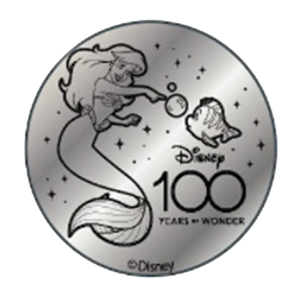 Disney World Pocket Token Coin - Disney100 Years Of Wonder - Little Mermaid