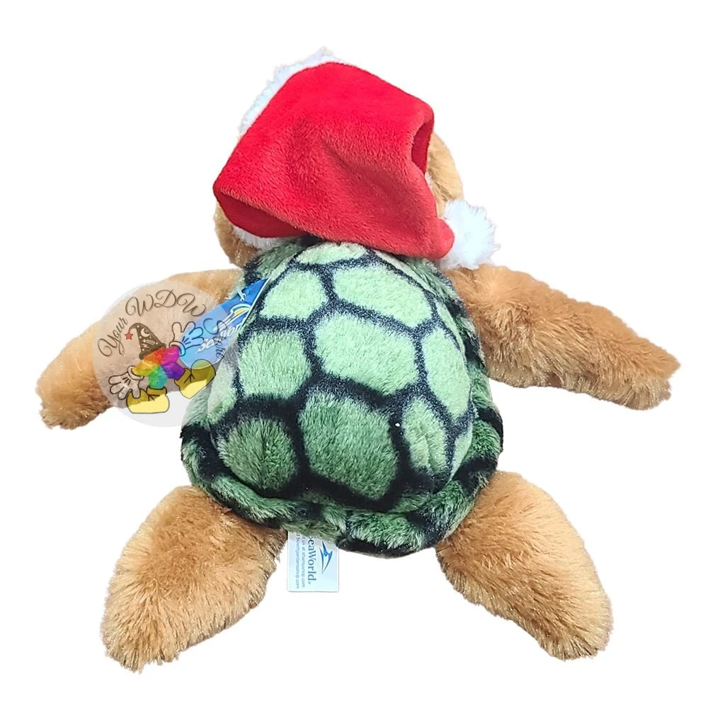 SeaWorld Plush - Christmas Holiday Turtle 10'' - Image 3