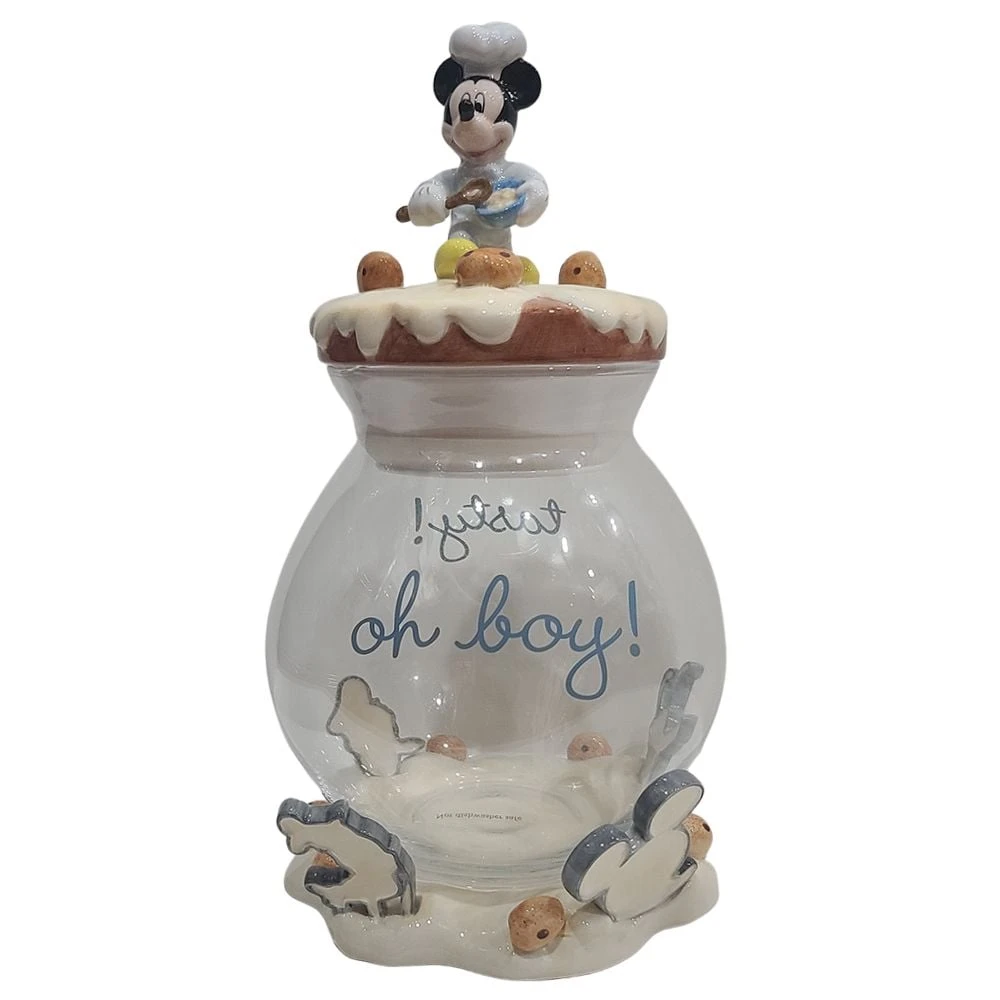 Disney Cookie Jar - Mickey And Friends - 3 Piece Gourmet Chef Mickey