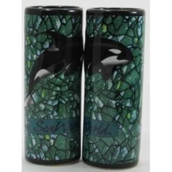 SeaWorld Tall Shooter Shot Glass - Mosaic Whale