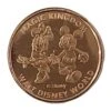 Disney World Pocket Token Coin - Walt Disney World - Magic Kingdom - 2020 Mickey And Minnie