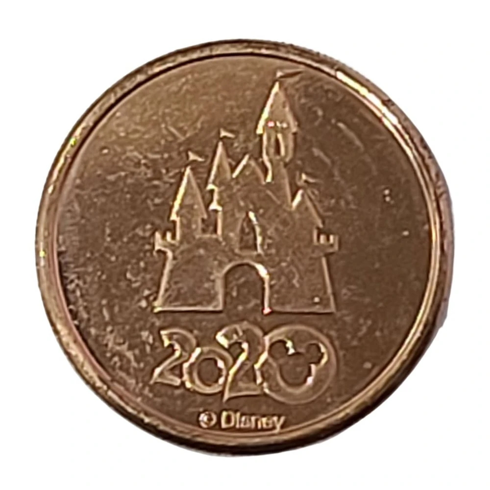 Disney World Pocket Token Coin - Walt Disney World - Magic Kingdom - 2020 Mickey And Minnie - Image 2