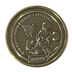 Disney World Pocket Token Coin - Walt Disney World - Magic Kingdom - Railroad - Minnie Mouse