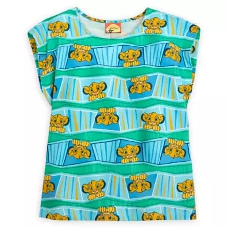 Disney Woven T-Shirt For Women - The Lion King - Simba