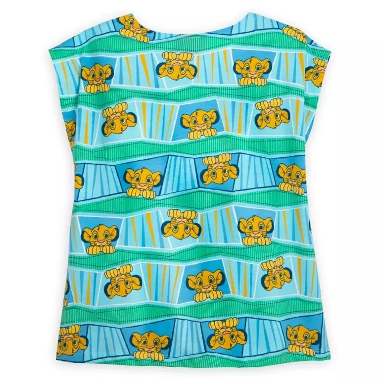 Disney Woven T-Shirt For Women - The Lion King - Simba - Image 2