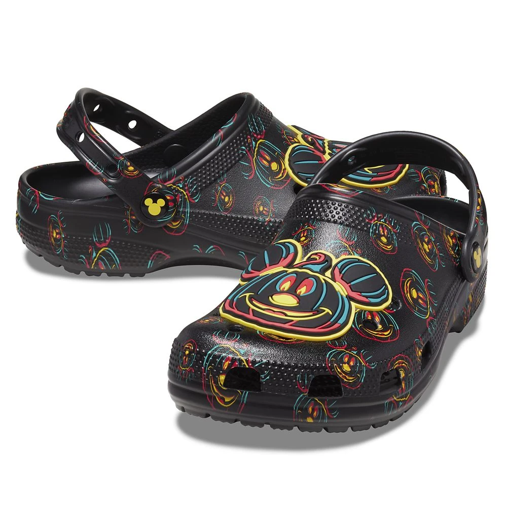 Disney Adult Crocs - Mickey Halloween Glow In The Dark