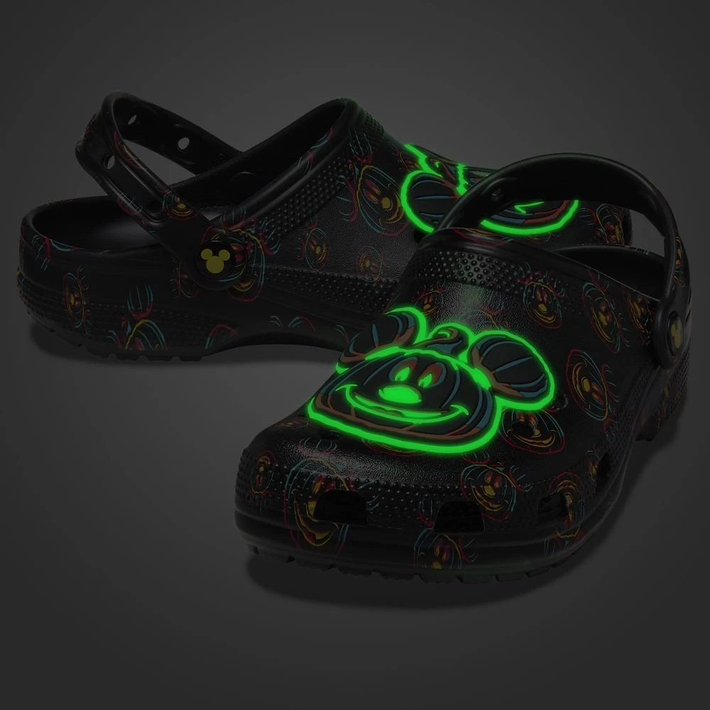 Disney Adult Crocs - Mickey Halloween Glow In The Dark - Image 2