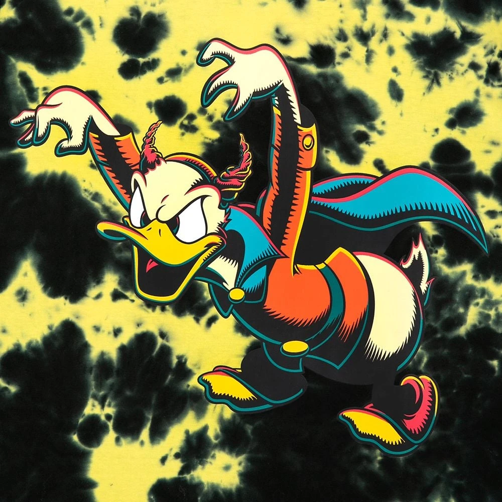 Disney Adult Shirt - Halloween Devil Donald Tie-Dye Tee - Image 3