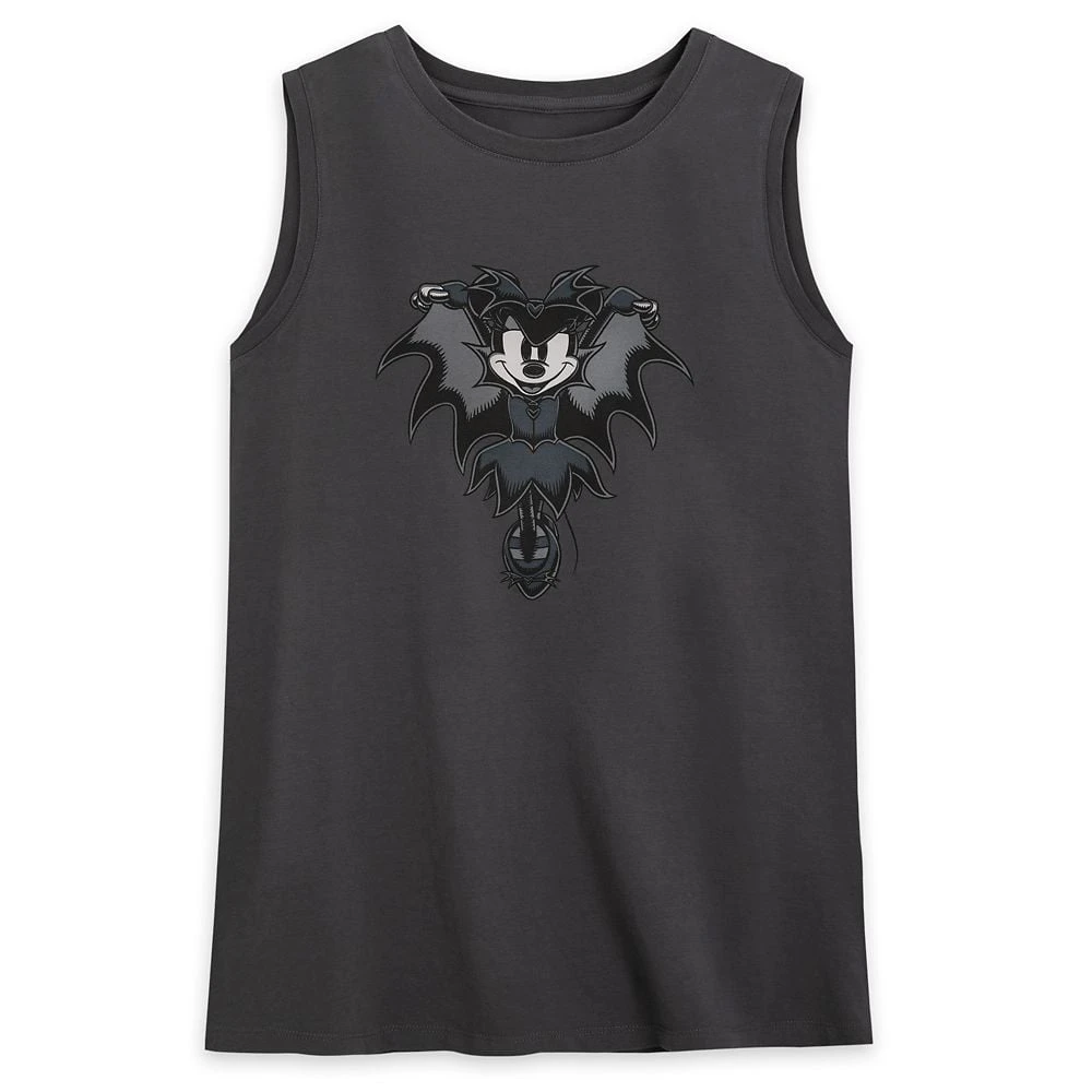 Disney Women's Shirt - Halloween Minnie Bat Tank