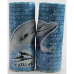 SeaWorld Tall Shooter Shot Glass - Dolphin Banner