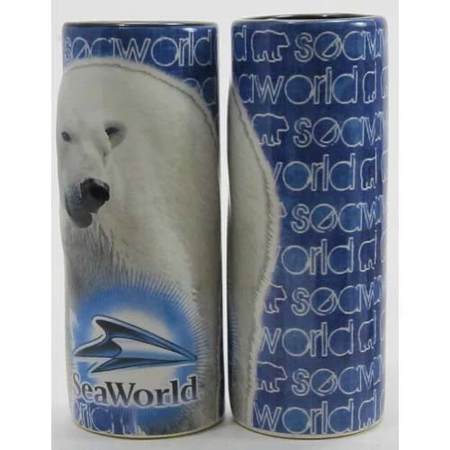 SeaWorld Tall Shooter Shot Glass - Polar Bear Banner