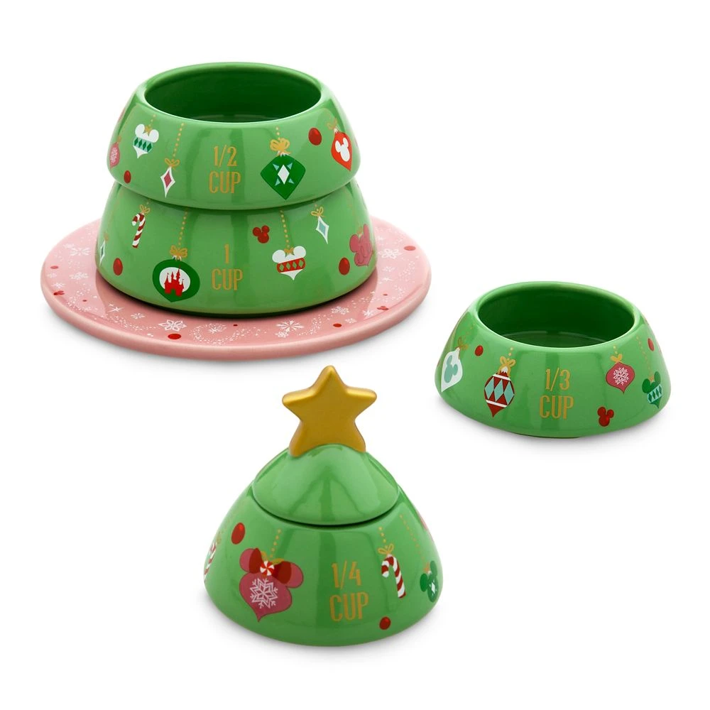 Disney Measuring Cups - Christmas 2023 Mickey And Minnie Icon Tree - Image 2