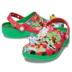 Disney Adults Crocs Clogs - Christmas 2023 Mickey And Friends