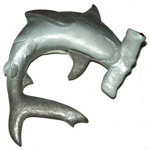 SeaWorld Magnet - Swarovski - Clay Critter - Hammerhead Shark