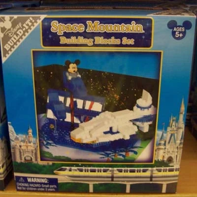 Disney Figurine Set - Build-It - Space Mountain