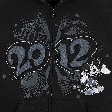 Disney Jacket - 2012 Walt Disney World Men's Fleece Jacket - Image 2