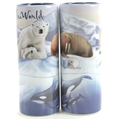 SeaWorld Tall Shooter Shot Glass - Arctic Blue