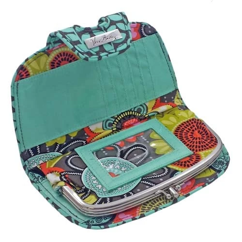 Disney Vera Bradley Bag - Perfect Petals - Kiss 'n Snap Wallet - Image 2