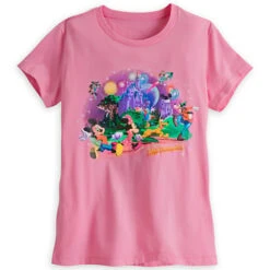 Disney Ladies Shirt - Storybook Mickey And Friends - Pink