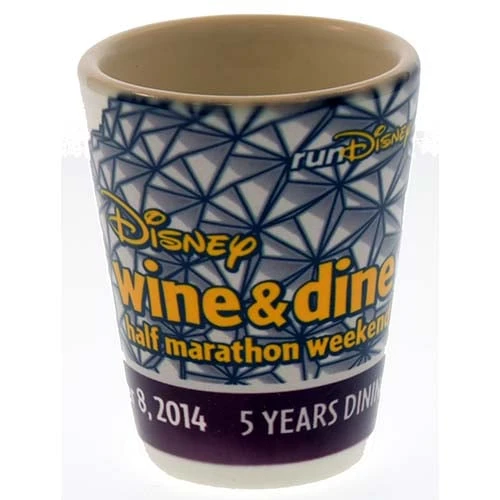 Disney Shot Glass - Wine And Dine Half Marathon Weekend 2014 - Image 2