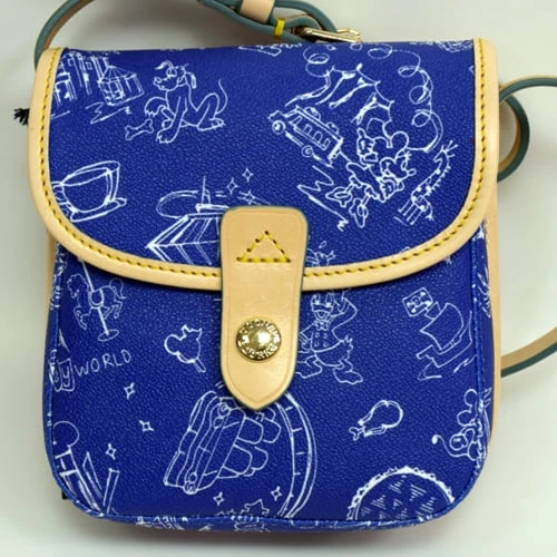 Disney Dooney & Bourke Bag - Disney World Blue Disneyana - Crossbody - Image 3