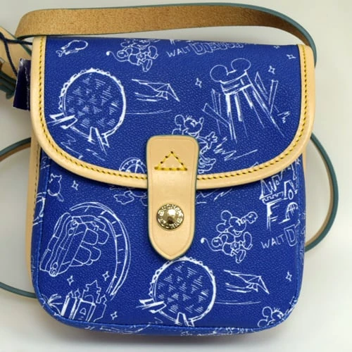 Disney Dooney & Bourke Bag - Disney World Blue Disneyana - Crossbody - Image 4