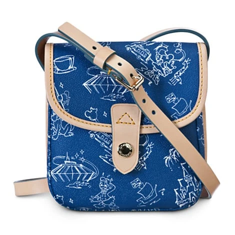Disney Dooney & Bourke Bag - Disney World Blue Disneyana - Crossbody