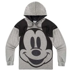 Disney Ladies Hoodie - Mickey Mouse Face Knit Pullover