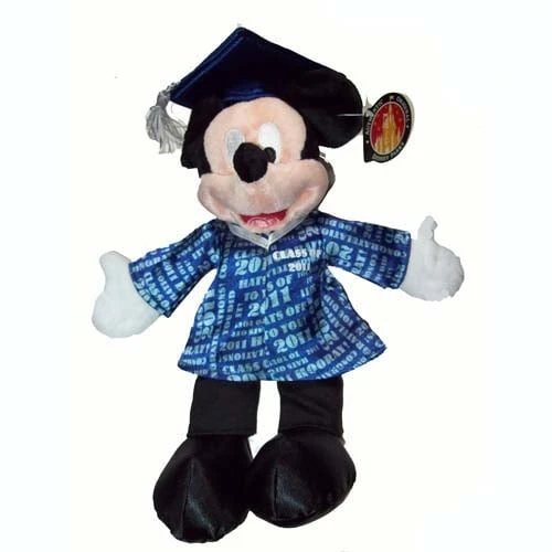 Disney Plush - Mickey Mouse - Graduation - Class Of 2011