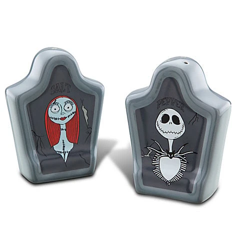 Disney Salt And Pepper Shakers - Sally And Jack Skellington
