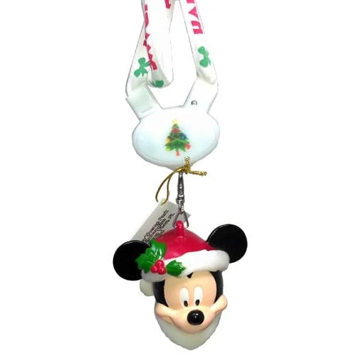 Disney Holiday Lanyard - Christmas Light-Up Santa Mickey