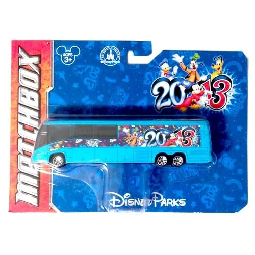 Disney Matchbox Die Cast Bus - 2013 Disney Theme Parks