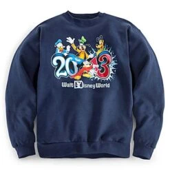 Disney Adult Sweatshirt - 2013 Walt Disney World - Navy