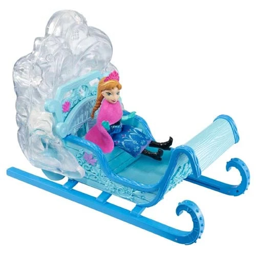 Disney Figurine Set - Frozen Swirling Snow Sled Playset - Image 2
