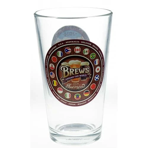 Disney Pint Glass - Food & Wine Festival 2014 - Brews Around The World - Image 2