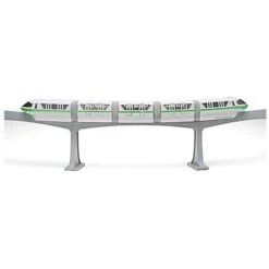 Disney Figurine Set - Walt Disney World Monorail Train Playset - Green