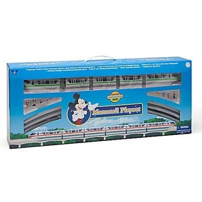 Disney Figurine Set - Walt Disney World Monorail Train Playset - Yellow - Image 4
