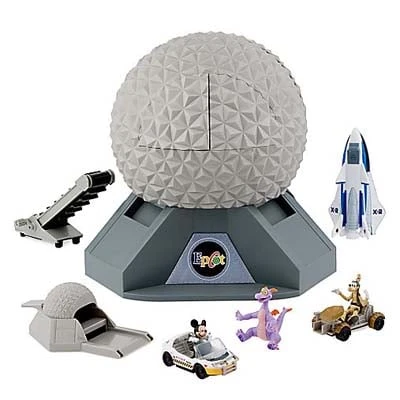 Disney Figurine Set - Monorail - Spaceship Earth Epcot - RETIRED - Image 2