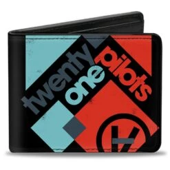 RARE Apparel - Twenty One Pilots Bi-Fold Wallet - Pop Rock Block