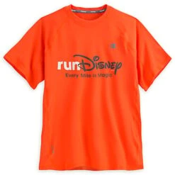Disney Adult Shirt - RunDisney Powertrain Tee - Orange