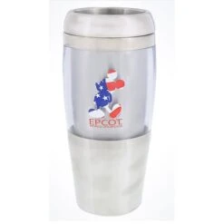 Disney Travel Tumbler - EPCOT Mickey Stars & Stripes