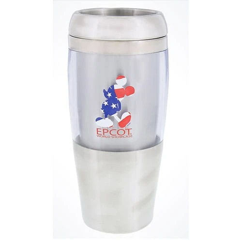 Disney Travel Tumbler - EPCOT Mickey Stars & Stripes