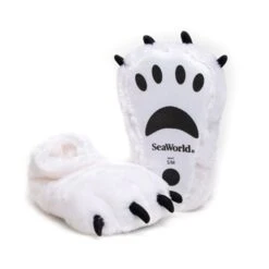 SeaWorld Plush Slippers - Polar Bears For Toddlers