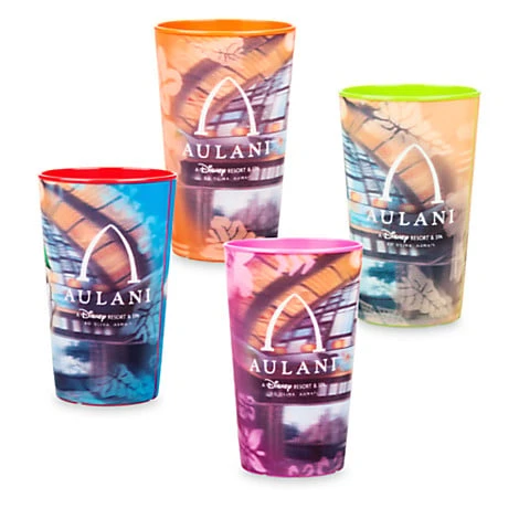 Disney Plastic Cups - Lenticular Mickey And Pals Aulani - Set Of 4 - Image 2