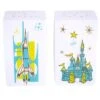 Disney Salt & Pepper Shaker Set - Retro Magic Kingdom Map Icons