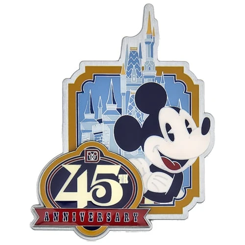 Disney Kitchen Magnet - Mickey Magic Kingdom 45th Anniversary