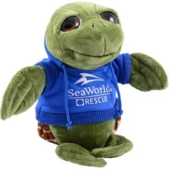 SeaWorld Plush - Sea Rescue Turtle With Hoodie 8''