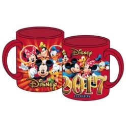 Other Disney Coffee Cup - 2017 - Fun Time Pals - Red