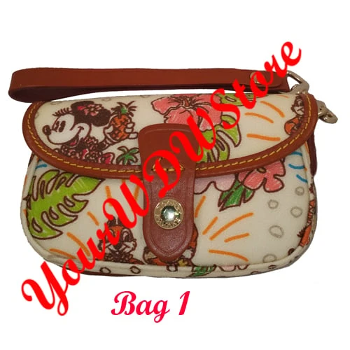 Disney Dooney & Bourke Bag - Aulani - Wristlet - White Specific
